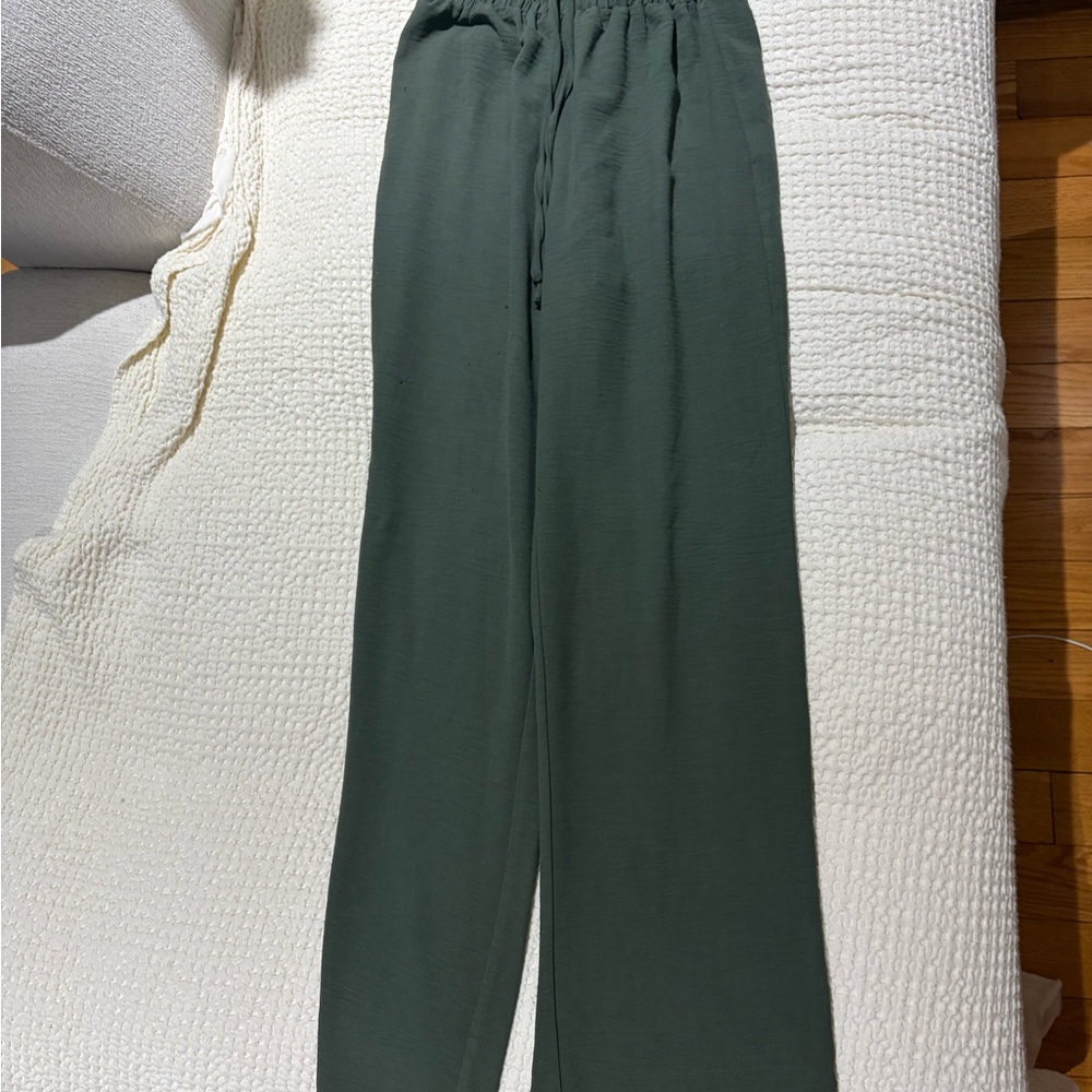 Beginning Boutique Sage Green Pants